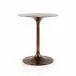 Tulip Side Table Antique Rust