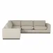 Colt 3-Piece Sectional Canton Dove Without Ottoman