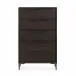 Wyeth 5-Drawer Dresser Dark Carbon