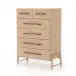 Rosedale 6-Drawer Tall Dresser Yucca Oak