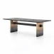 Brennan Dining Table Worn Black