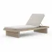 Leroy Outdoor Chaise Brown/Stone Grey