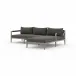 Sherwood 2 Pc Sectional Right Arm Facing Grey/Charcoal