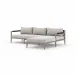 Sherwood 2 Pc Sectional Right Arm Facing Grey/Stone Grey