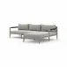 Sherwood 2 Pc Sectional Right Arm Facing Grey/Faye Ash