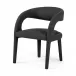 Hawkins Dining Chair Fiqa Boucle Charcoal