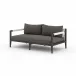 Sherwood Outdoor Sofa 63" Bronze/Charcoal