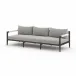 Sherwood Outdoor Sofa 93" Bronze/Faye Ash