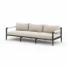 Sherwood Outdoor Sofa 93" Bronze/Faye Sand