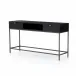 Trey Console Table Black Wash Poplar