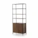 Trey Modular Wide Bookcase Auburn Poplar