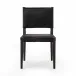 Villa Dining Chair Dark Hair on Hide