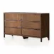 Sydney 6 Drawer Dresser Brown Wash