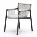 Shuman Outdoor Dining Chair Stone Grey