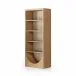 Higgs Bookcase Honey Oak Veneer