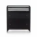 Shadow Box Nightstand Black