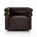 Evie Swivel Chair Surrey Cocoa