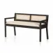 Clarita Accent Bench Black Mango