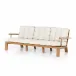 Beck Outdoor Sofa 85" Natural Teak