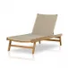 Delano Outdoor Chaise Natural Teak