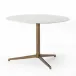 Helen Round Bistro Table Polished White