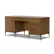 Eaton Executive Desk Amber Oak Resin