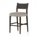 Ferris Nubuck Charcoal Bar Stool