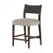 Ferris Nubuck Charcoal Counter Stool