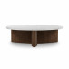 Toli Coffee Table Italian White Marble