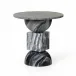 Four Hands Neda End Table Ebony Marble | Gracious Style