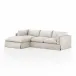 Habitat 2 Piece Left Arm Facing Sectional 115'' Nimbus