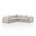 Habitat 3 Piece Sectionals 111" Bennett Moon