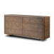 Henry 6 Drawer Dresser Rustic Grey