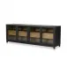 Millie Media Console Drifted Matte Black