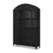 Belmont Wide Metal Cabinet Black