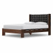 Halston Bed Terra Brown Ash Queen