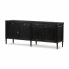 Toulouse Sideboard Distressed Black Oak