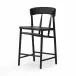 Buxton Counter Stool Black Oak