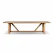 Stewart Outdoor Dining Table Reclaimed Natural FSC Reclaimed Natural