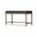 Fiona Desk Black Raffia