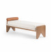 Conlen Accent Bench Gibson White