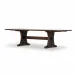 Trestle Dining Table Distressed Walnut