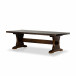 Trestle Coffee Table Distressed Walnut