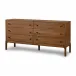 Arturo 6 Drawer Dresser Natural Walnut