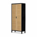 Caprice Tall Cabinet Black Wash Mango