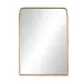 Loire Rectangular Floor Mirror Antiqued Gold Leaf