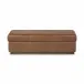 Alec Storage Ottoman Dulane Mahogany