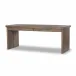 Warby Desk Worn Oak Veneer