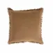 Handwoven Eyelash Pillow Khaki 22"x22"