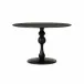 Daffin Round Bistro Table Black Antique